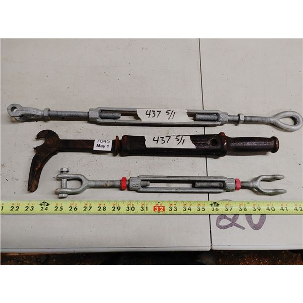 Nail Puller and Turnbuckles