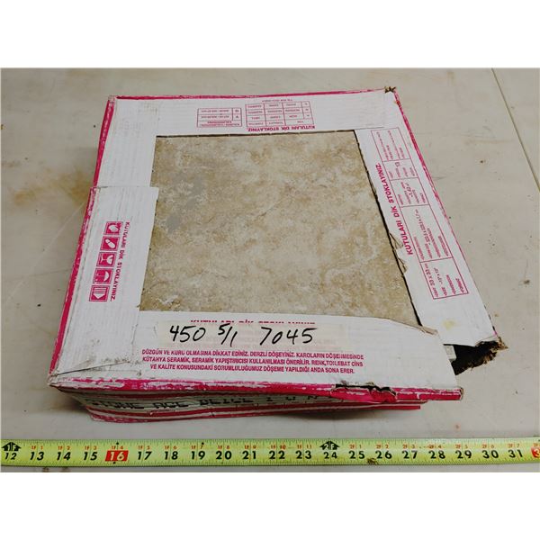 Full Box (13) 13” Stone Age Beige Ceramic Tiles