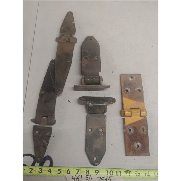 Lot of Vintage Heavy Hinges
