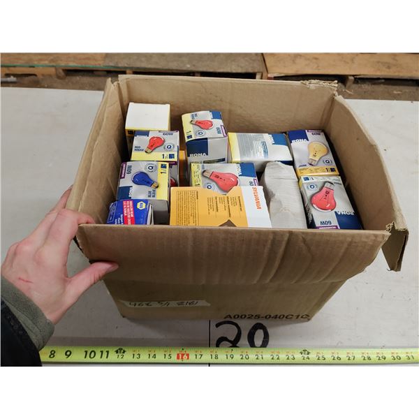 Box of Assorted Bulbs