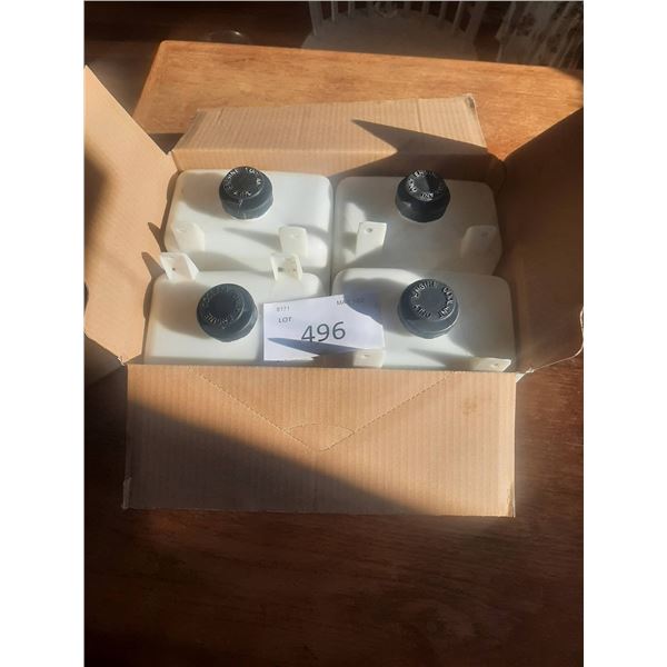 4 Used Coolant Resivoirs