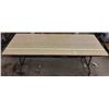 Image 1 : 6' X 30" Table With Folding Legs