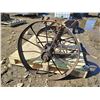 Image 1 : 2 Steel Wagon Wheels 29"