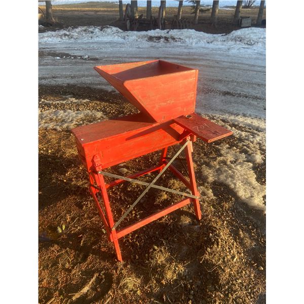 Antique Wooden Pea Sheller