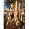 Image 1 : Wooden Step Ladder 84" Tall Open