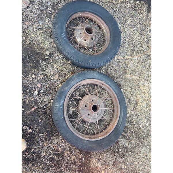 2 Model A - 22" Spoked Rims