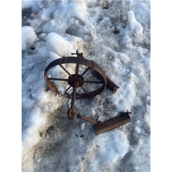Wheel Barrow Wheel 16" C/W Brackets
