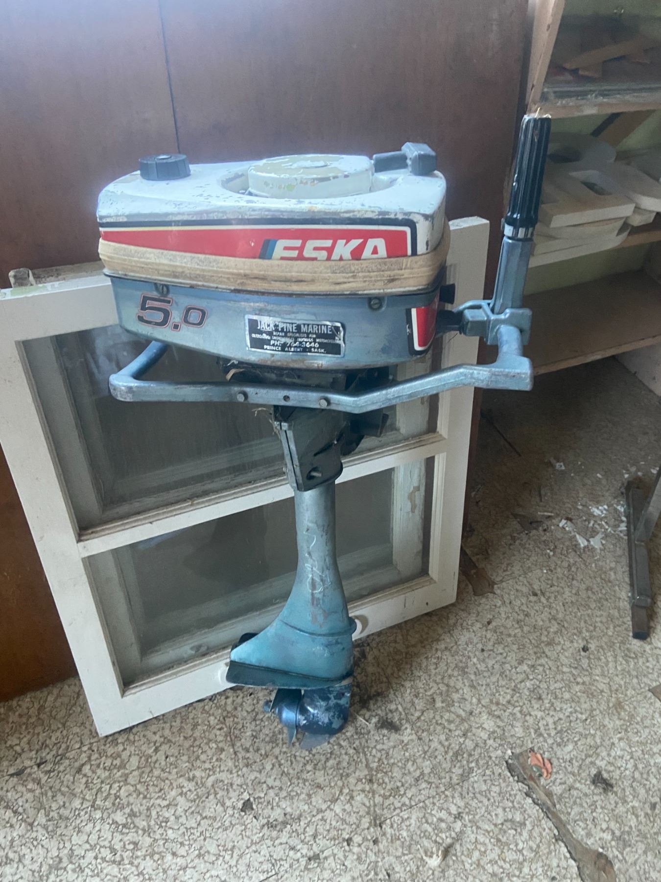 5HP ESKA Boat Motor Running Summer 2021 Schmalz Auctions