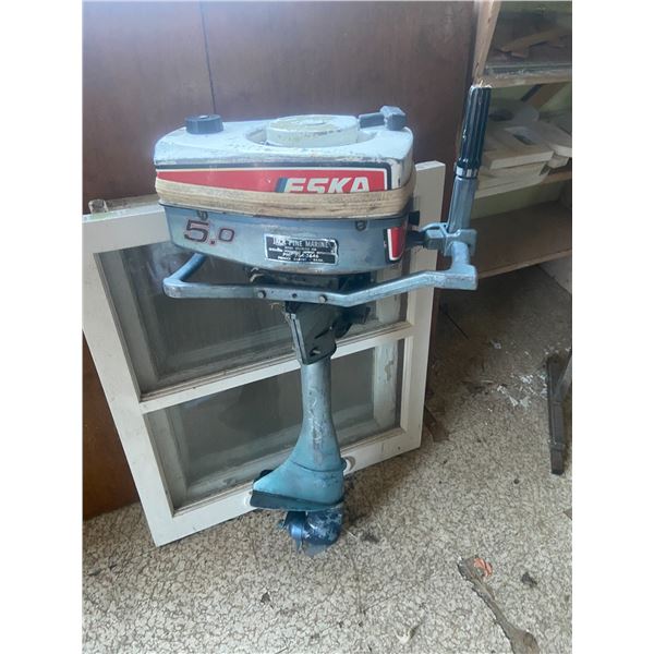 5HP ESKA Boat Motor Running Summer 2021