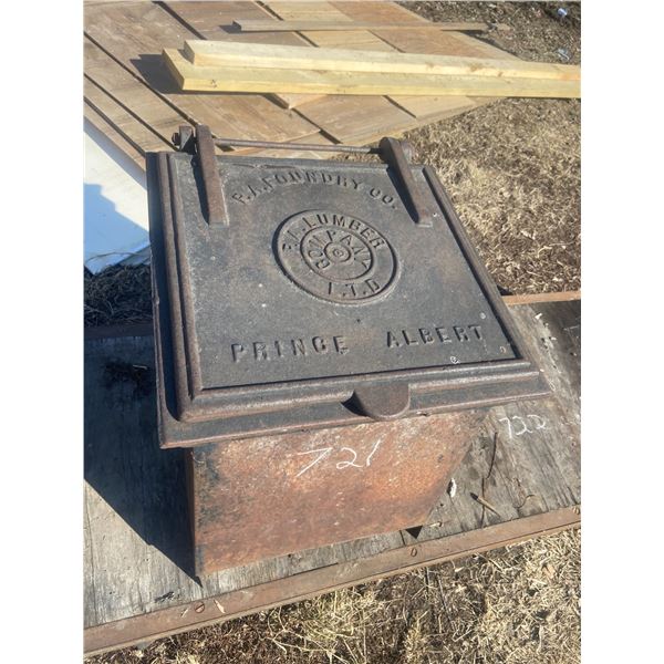 Cast Coal Shute - PA Foundry - PA Lumber 18" X 18"