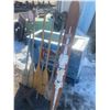 Image 3 : Lot of 5 Oars, Ski, Anchor, Gaff