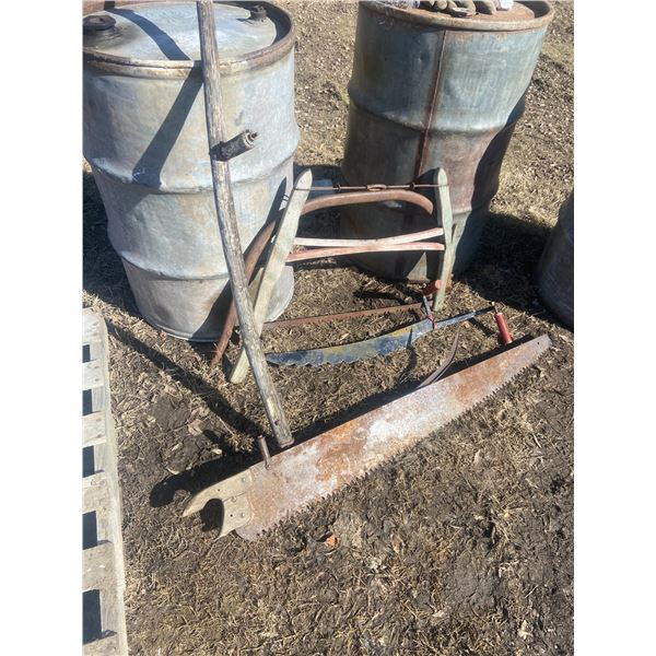 Lot of Saws, Hayknife, Scythe