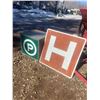 Image 4 : Parking Sign Cube - 20" X 20" Metal Sign 30 X 30