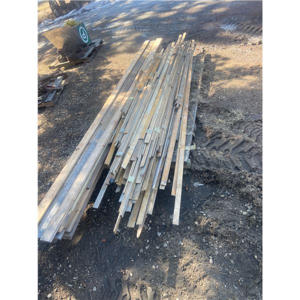 Pallet of Maple Hardwood 1 1/2" W From 2' to 10' Lengths and Aprox 24 Pieces tongue and Groove 12' L