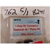 Image 3 : 7 Pole RV Connector With Light New