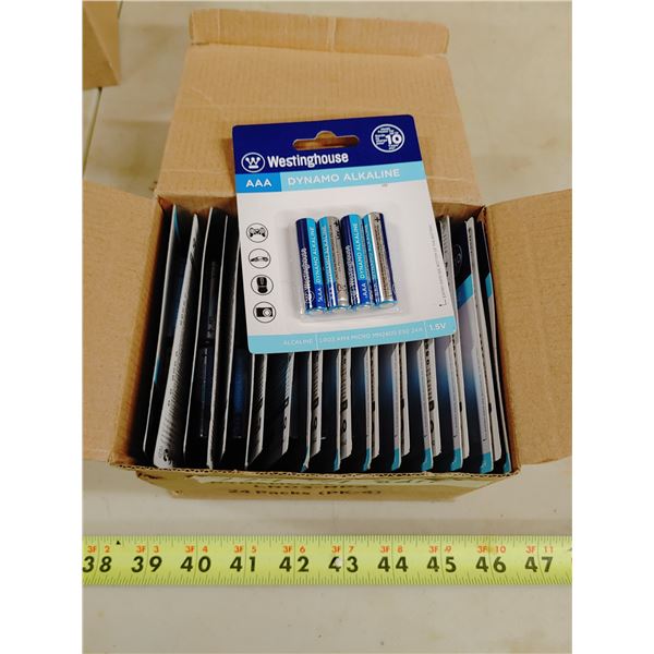 Box of 24 Packs Westinghouse AAA Batteries