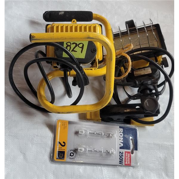 Halogen Lights with Spare Bulbs