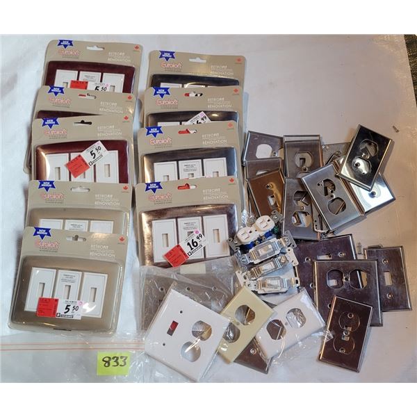 Electrical Wall Plates, Switches, Plug-in