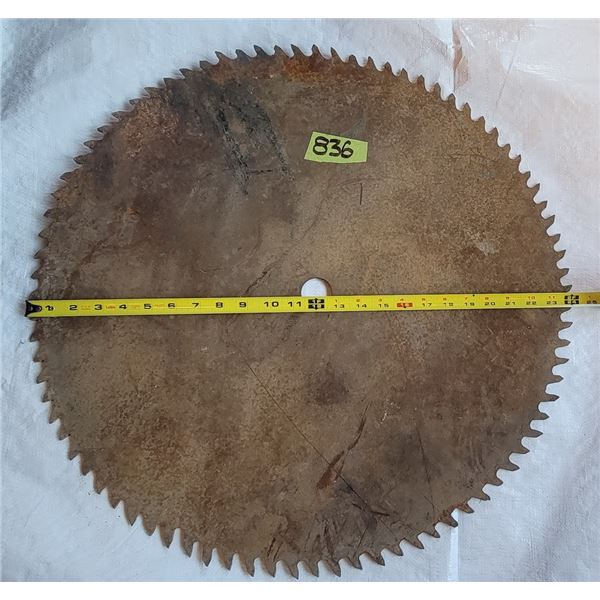 Vintage Saw Blade 24 inch - Wall Ornament
