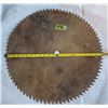 Image 1 : Vintage Saw Blade 24 inch - Wall Ornament