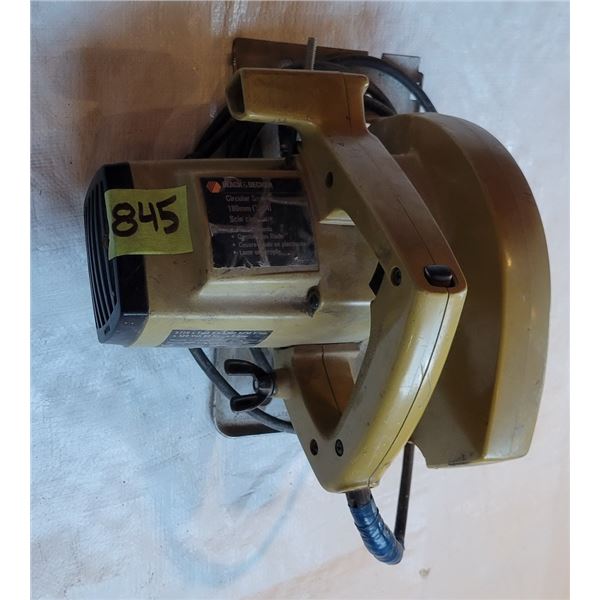 Black & Decker 7 1/4 inch Circular Saw 10.0 Amp