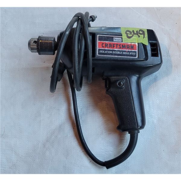 Sears Craftsman Drill 3/8 inch 2.5 Amp