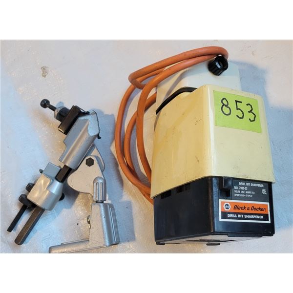 Black & Decker Drill Bit Sharpener 1.9 Amps + Manual Sharpener