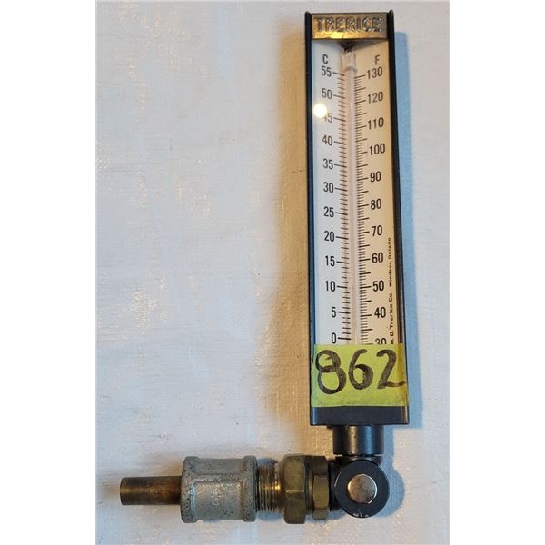 Terrice Thermometer for In-Line Plumbing