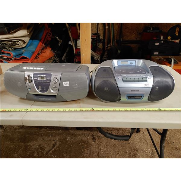 2 Sony Radios