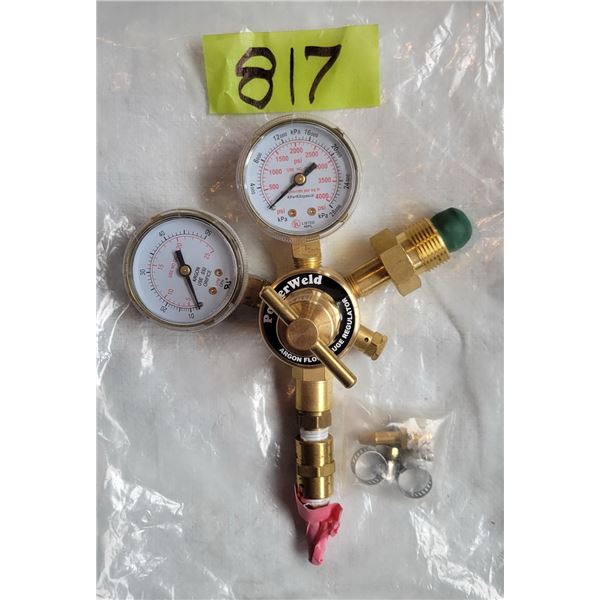 PowerWeld Argon Regulator - Thread Tape on - Unused