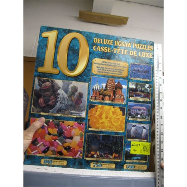 10 DELUXE JIGSAW PUZZLES