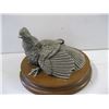 Image 2 : PEWTER RUFFED GROUSE SIGNED CHILMARK, 1977