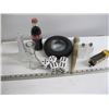 Image 2 : ROCKER SLUICE BOX GOLD RUSH SOUVENIER & A BIN OF MISC. COKE BOTTLE, GOODYEAR TIRE ASHTRAY, ETC.