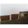 Image 1 : 2 DECORATIVE WALL PLAQUES & A FRAMED PRINT
