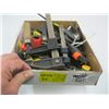 Image 2 : BOX OF MISC. WOOD CLAMPS, SPRING CLAMPS & C CLAMPS