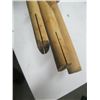 Image 2 : 2 AX HANDLES & PIECE OF DOWLING