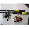 Image 2 : 2 SPINNING RODS & REELS