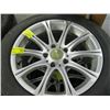 Image 2 : SET OF 4 MICHELIN X ICE 23555R17 TIRES ON GM RIMS, OFF 2008 CADDILAC
