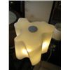 Image 2 : FLOOR LAMP WITH WHITE GLASS SHADE