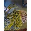 Image 2 : PLASTIC BASKET OF ASST. ROPES, SOME WITH PULLEYS