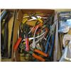Image 2 : BOX OF MISC. PLIERS, CUTTERS, ETC.