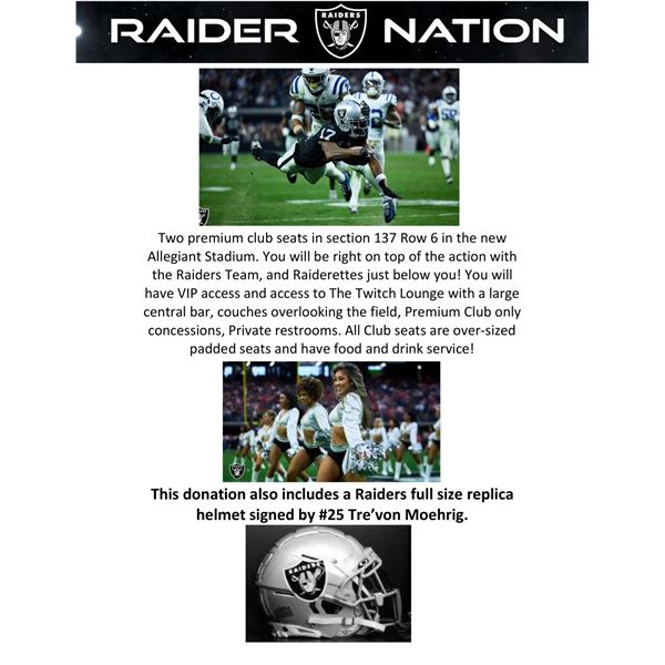 Raiders Football Package