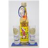 Image 1 : GUSANO ROJO 100% AGAVE TEQUILLA WITH PAIR OF SHOT