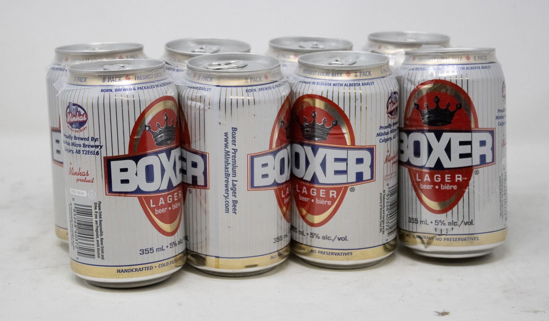 8 PACK OF BOXER LAGER HANDCRAFTED BEER 8-pack-of-boxer-lager-handcrafted-beer