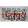 Image 1 : 9 CANS OF BEERDMEISTER LAGER BEER