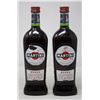 Image 1 : 2 BOTTLES OF MARTINI VERMOUTH ROSSO 500ML 15% ALC