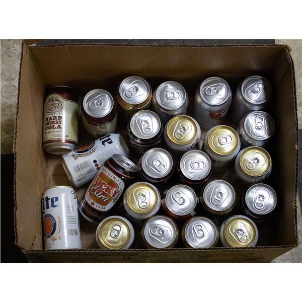 24 PACK OF ASSORTED BEER