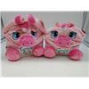 Image 1 : Lot of 2 Pink Unicorn Plush Lunch Pets Lunchboxes