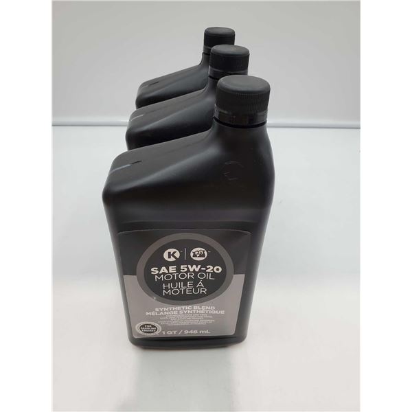 SAE 5W-20 Motor Oil (3 x 1QT)