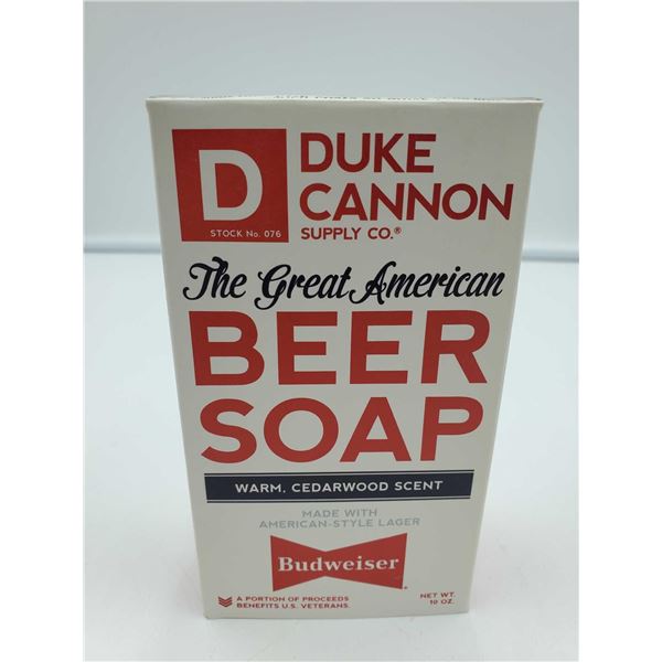 Duke Cannon Big Ass Budweiser Beer Soap - 10oz